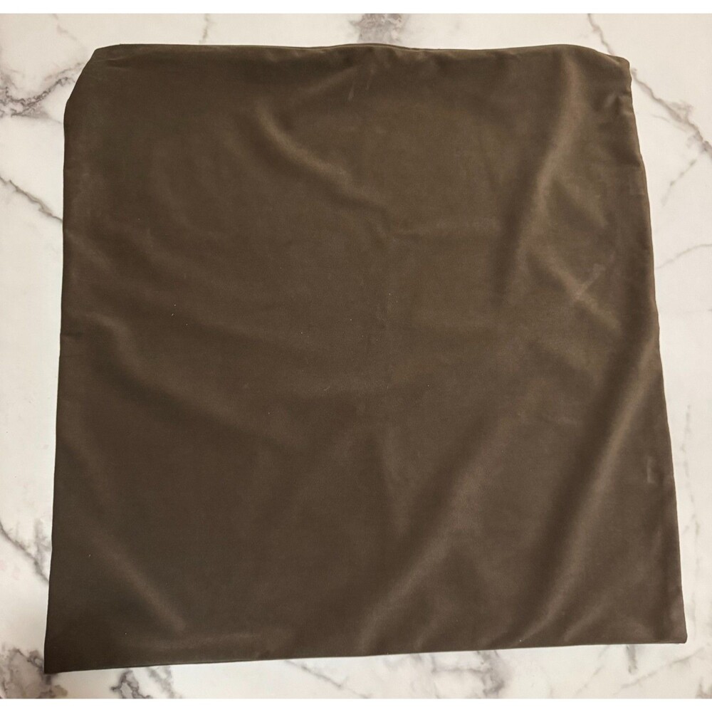 Velvet Pillowcase Brown Green Cushion Cover Zipper Closure Home Decor